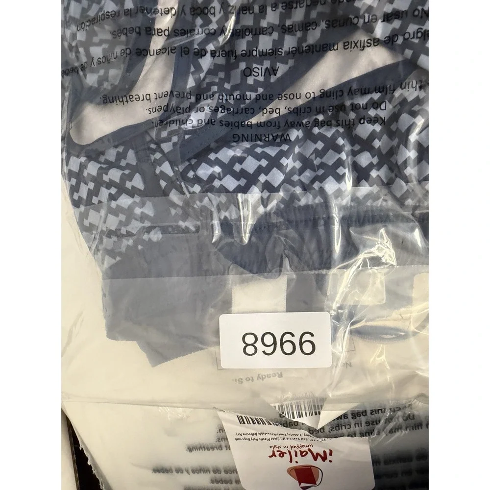 Fair Harbor Kids Boys Size XL (11-12) Anchor Swim Trunks Mist Seaview Lined